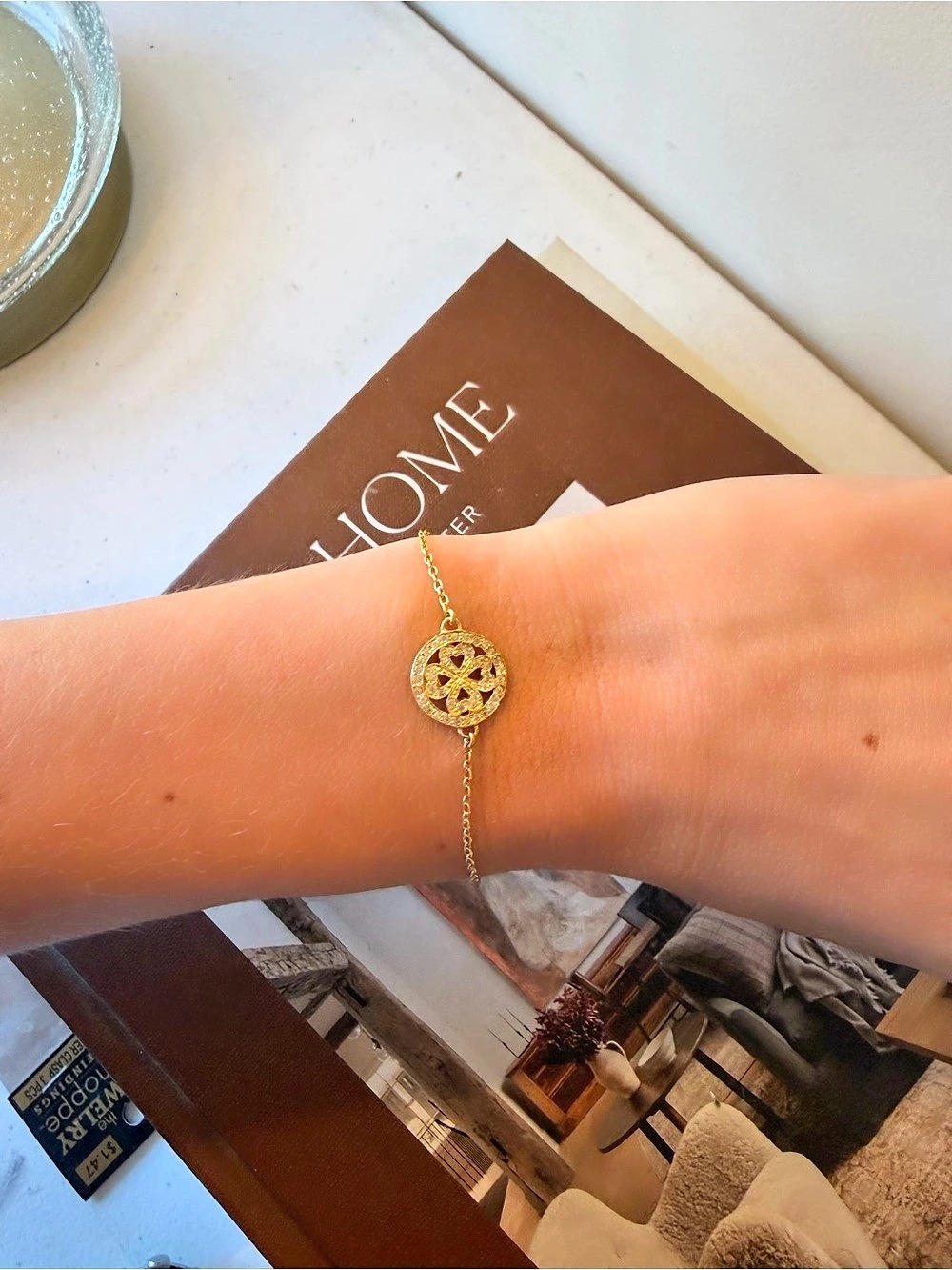 Stella & Dot | Gold-Tone Charm Bracelet Like New